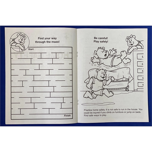 Home Safety Coloring and Activity Book - Home Safety Coloring and Activity Book - Image 1 of 2