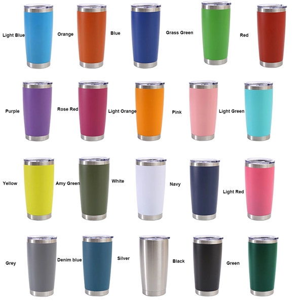 20 OZ Tumbler Vacuum Coffee Cups - 20 OZ Tumbler Vacuum Coffee Cups - Image 1 of 5