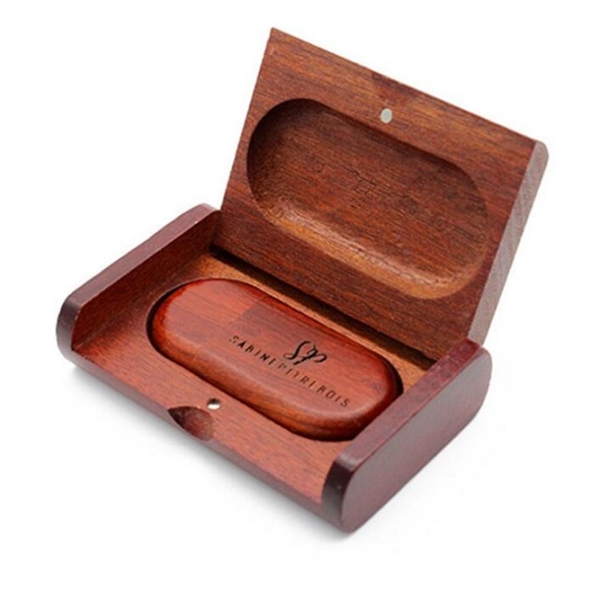 Wooden USB Flash Drive with Magnetic Cap - Wooden USB Flash Drive with Magnetic Cap - Image 4 of 12