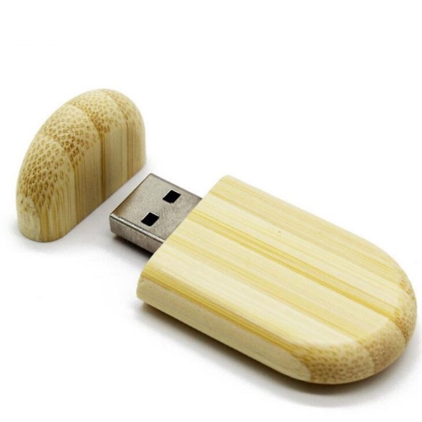 Wooden USB Flash Drive with Magnetic Cap - Wooden USB Flash Drive with Magnetic Cap - Image 10 of 12