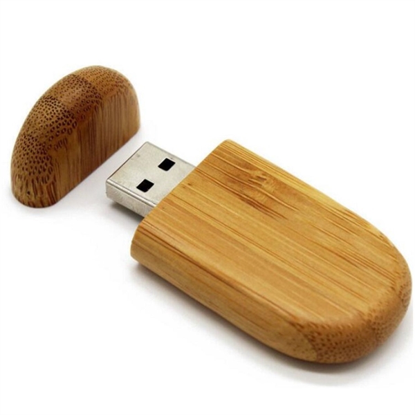 Wooden USB Flash Drive with Magnetic Cap - Wooden USB Flash Drive with Magnetic Cap - Image 12 of 12