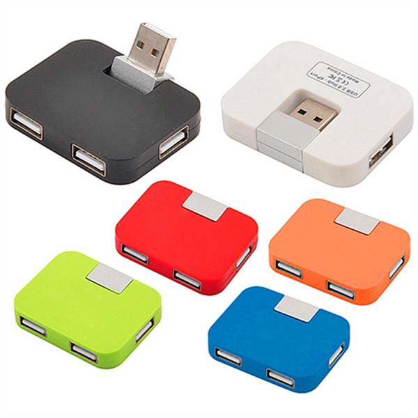 Mini Cube 4-Port USB Hub - Mini Cube 4-Port USB Hub - Image 0 of 2