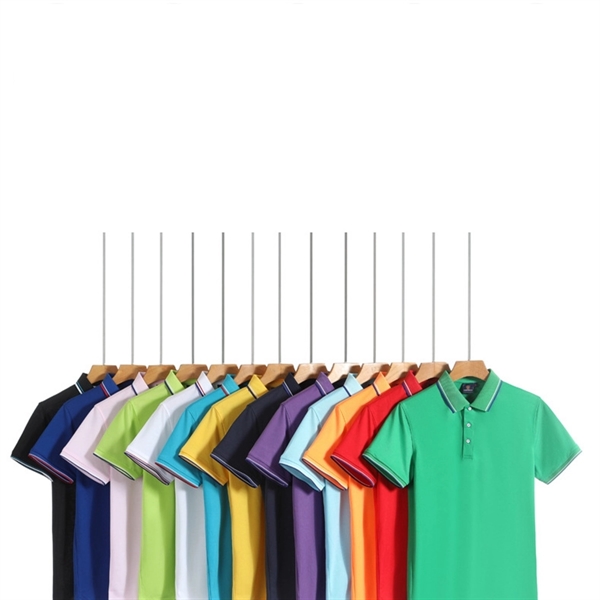 Colorful Men Polo Shirt - Colorful Men Polo Shirt - Image 13 of 13