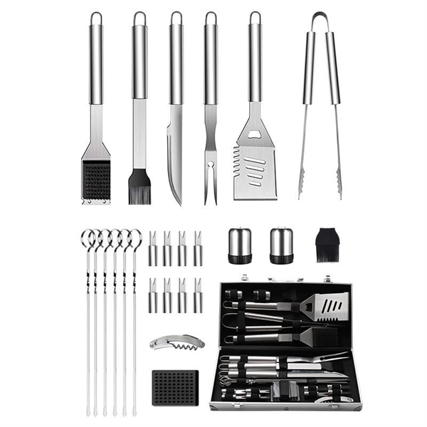 25-Piece BBQ Set In Case - 25-Piece BBQ Set In Case - Image 0 of 1