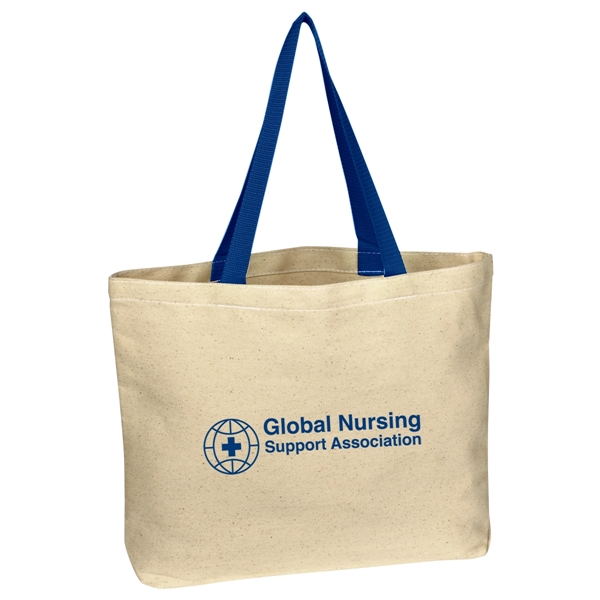Natural Cotton Canvas Tote Bag - Natural Cotton Canvas Tote Bag - Image 15 of 15