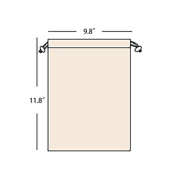 11.8 x 9.8 inch Non-Woven Grocery Drawstring Bag - 11.8 x 9.8 inch Non-Woven Grocery Drawstring Bag - Image 1 of 3