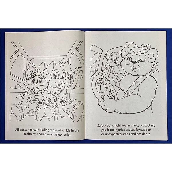 Seat Belt Safety Coloring Book - Seat Belt Safety Coloring Book - Image 1 of 2