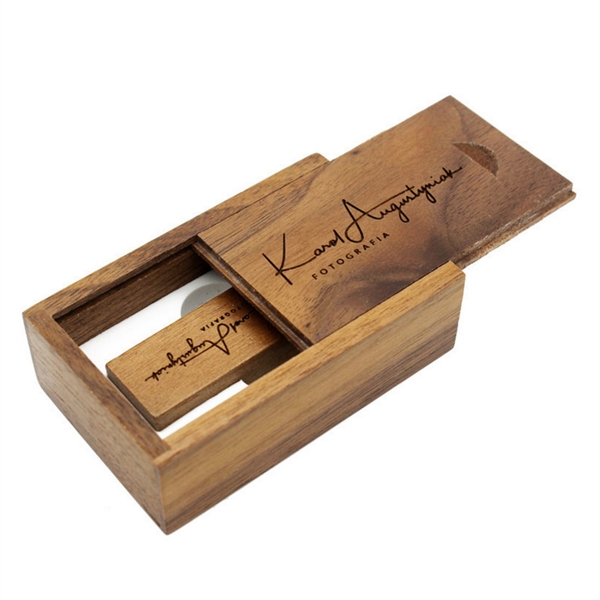 Rectangular Wooden USB Flash Drives with Magnetic Closure - Rectangular Wooden USB Flash Drives with Magnetic Closure - Image 6 of 12