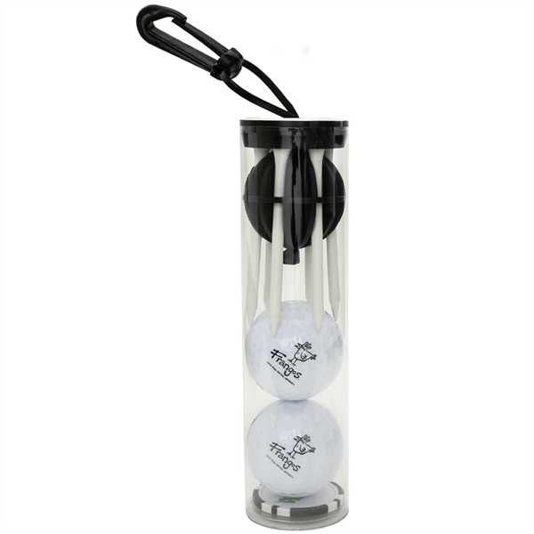 CaddyCap® Tee Holder Tube with Poker Chip - CaddyCap® Tee Holder Tube with Poker Chip - Image 0 of 5