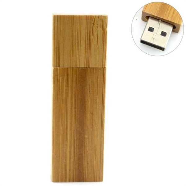 Slim Wooden USB Flash Drive - Slim Wooden USB Flash Drive - Image 2 of 9