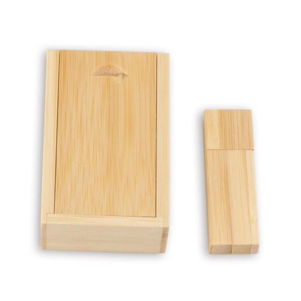 Slim Wooden USB Flash Drive - Slim Wooden USB Flash Drive - Image 3 of 9