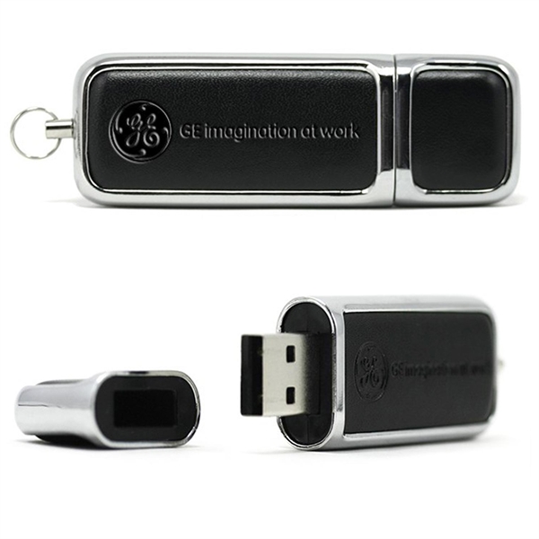 Leather USB Flash Drive - Leather USB Flash Drive - Image 0 of 8