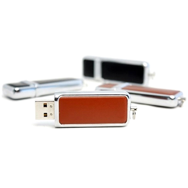 Leather USB Flash Drive - Leather USB Flash Drive - Image 5 of 8