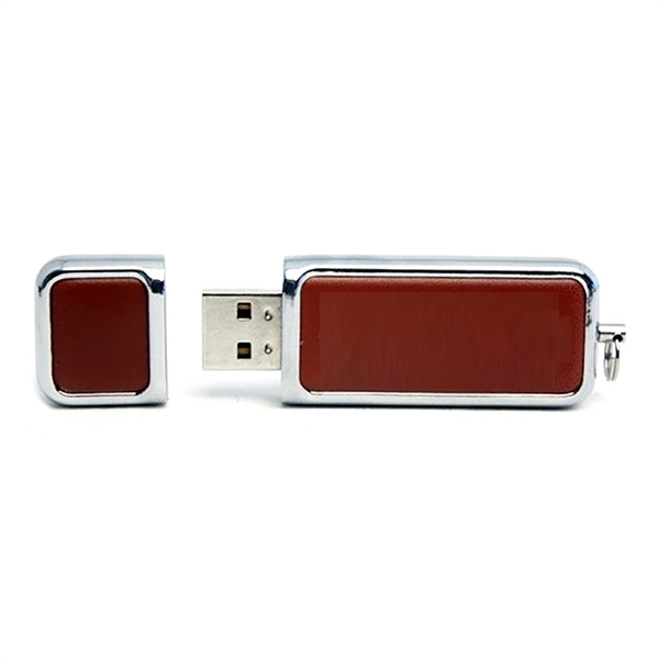 Leather USB Flash Drive - Leather USB Flash Drive - Image 8 of 8