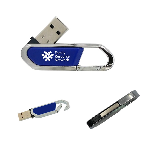 Carabiner USB Flash Drive - Carabiner USB Flash Drive - Image 0 of 4