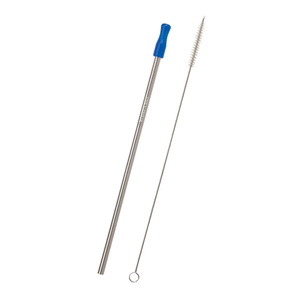 Stainless Steel Straw With Cleaning Brush - Stainless Steel Straw With Cleaning Brush - Image 3 of 10