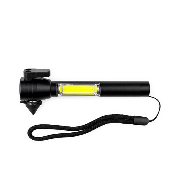 Aluminum Auto Safety Tool & COB Flashlight - Aluminum Auto Safety Tool & COB Flashlight - Image 5 of 8