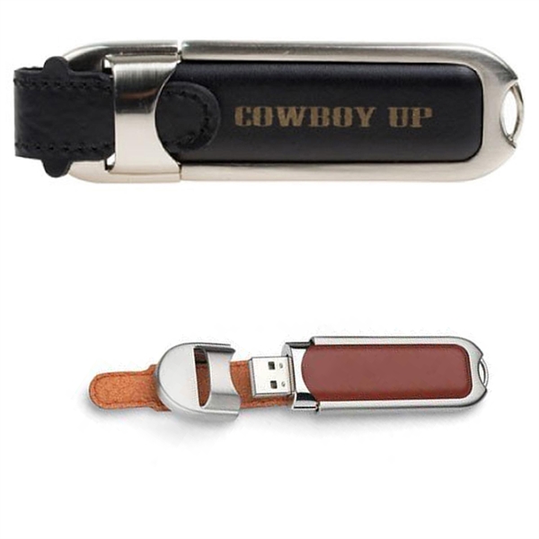 Leather Buckle USB Flash Drive - Leather Buckle USB Flash Drive - Image 0 of 6