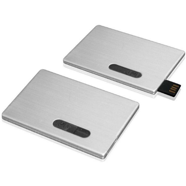 Metal Credit Card Style USB Drive - Metal Credit Card Style USB Drive - Image 2 of 3