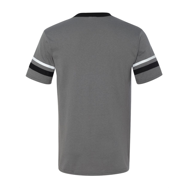 Augusta Sportswear Youth V-Neck Jersey with Striped Sleeves - Augusta Sportswear Youth V-Neck Jersey with Striped Sleeves - Image 73 of 73