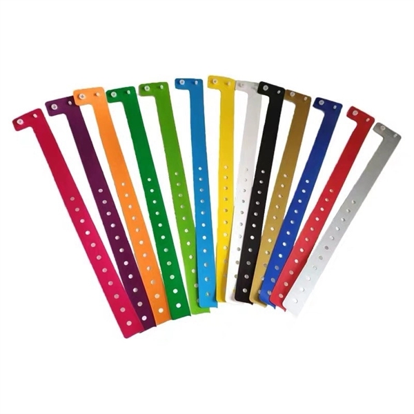 Adjustable PVC Wristbands - Adjustable PVC Wristbands - Image 0 of 3