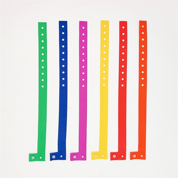 Adjustable PVC Wristbands - Adjustable PVC Wristbands - Image 1 of 3