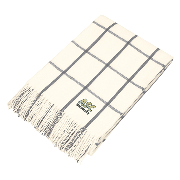 Custom Charleston Fringed Throw Blanket