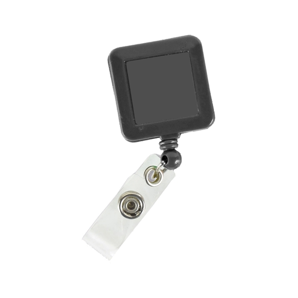 Quick Ship Full Color Square Badge Reel with Belt Clip - Quick Ship Full Color Square Badge Reel with Belt Clip - Image 3 of 3