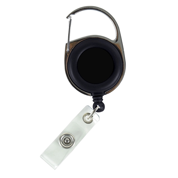 Quick Ship Full Color Carabiner Badge Reel with Belt Clip - Quick Ship Full Color Carabiner Badge Reel with Belt Clip - Image 3 of 7