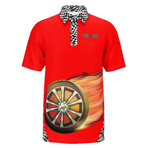 Men's Polo Shirt. Fully Custom Sublimated - Men's Polo Shirt. Fully Custom Sublimated - Image 2 of 14