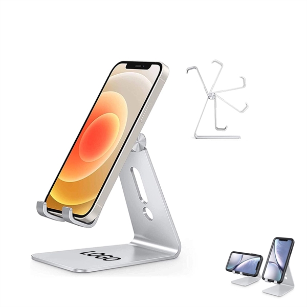 Aluminum Adjustable Cell Phone Stand - Aluminum Adjustable Cell Phone Stand - Image 0 of 2