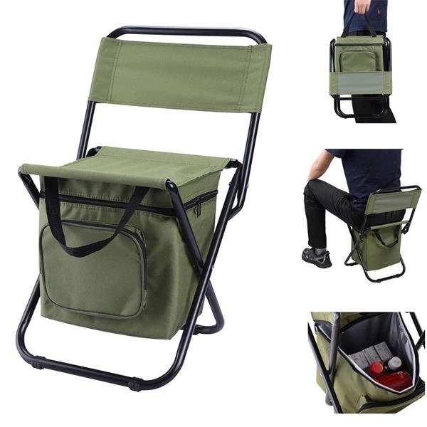 Portable Foldable Cooler Chair - Portable Foldable Cooler Chair - Image 3 of 6