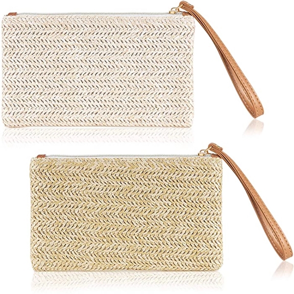 Women'S Straw Clutch Purse - Women'S Straw Clutch Purse - Image 0 of 2