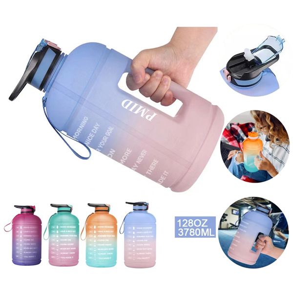 Gallon Water Bottle With Time Marker - Gallon Water Bottle With Time Marker - Image 0 of 4