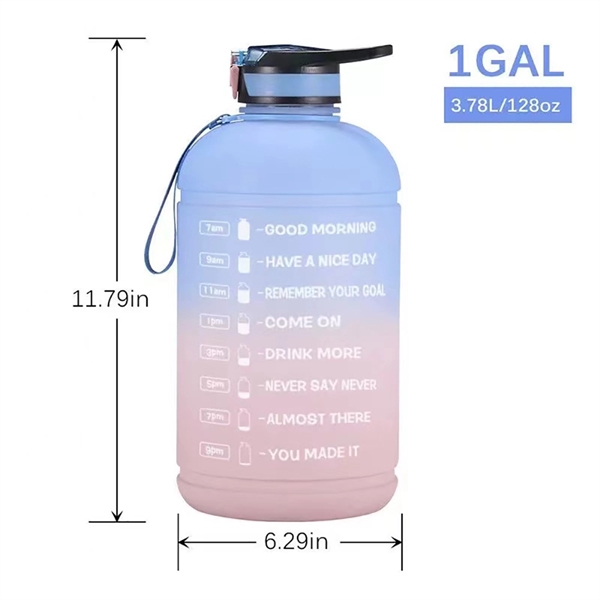 Gallon Water Bottle With Time Marker - Gallon Water Bottle With Time Marker - Image 4 of 4