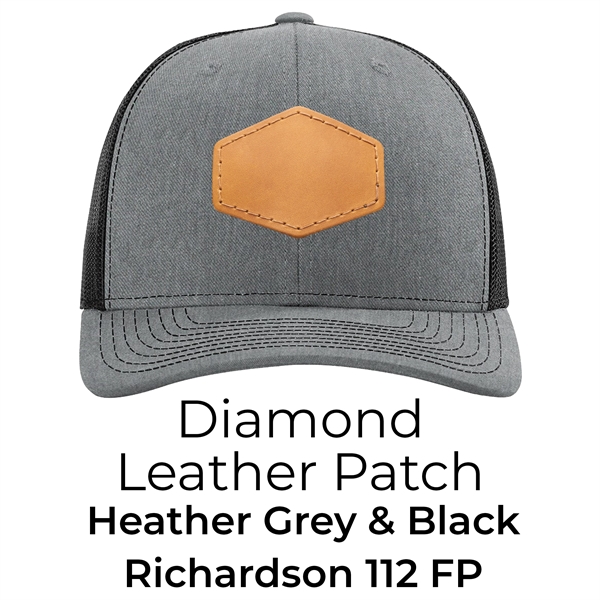 Leather Patch Hats -7 Panel Richardson 168 - Leather Patch Hats -7 Panel Richardson 168 - Image 2 of 13