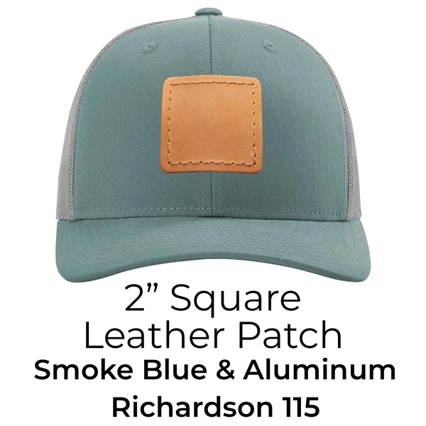 Leather Patch Hats -7 Panel Richardson 168 - Leather Patch Hats -7 Panel Richardson 168 - Image 3 of 13