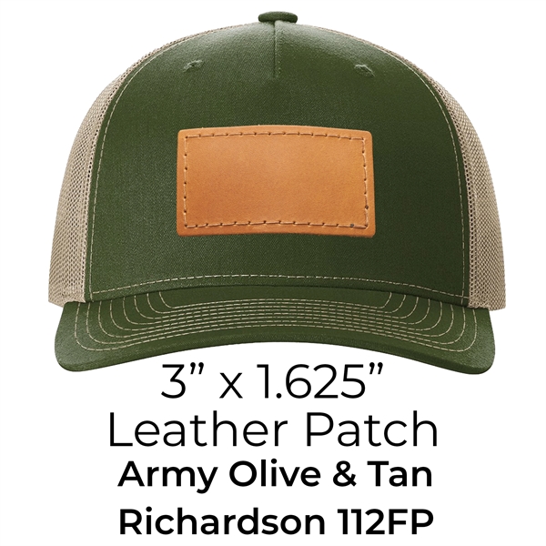 Leather Patch Hats - Trucker Snapback - Leather Patch Hats - Trucker Snapback - Image 5 of 13