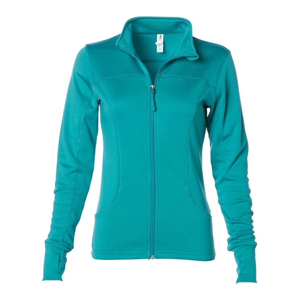 Independent Trading Co. Women's Poly-Tech Full-Zip Track ... - Independent Trading Co. Women's Poly-Tech Full-Zip Track ... - Image 17 of 23