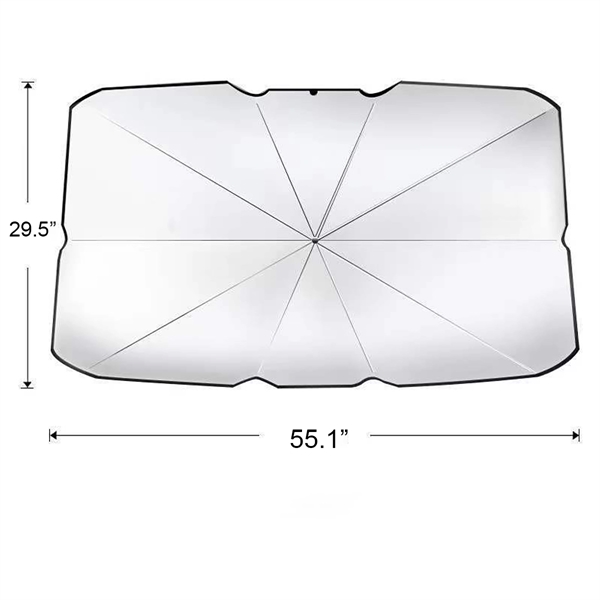 Foldable Car Windshield Sun Shade - Foldable Car Windshield Sun Shade - Image 3 of 4