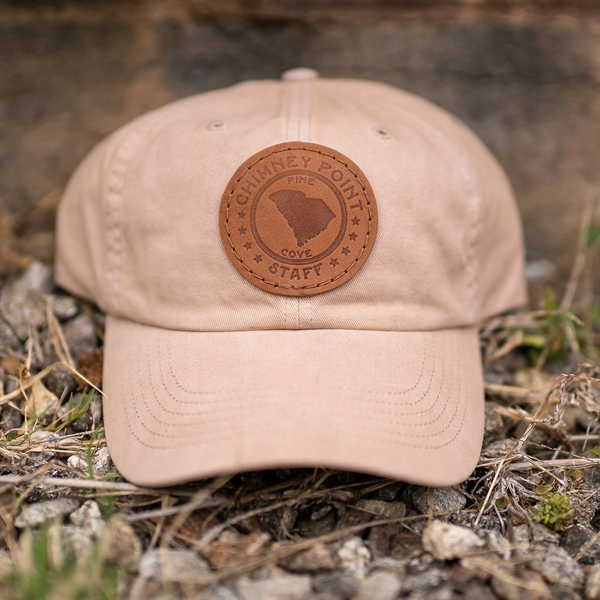 Genuine Leather Patch Hat - Richardson R55 Chino "Dad Hat" - Genuine Leather Patch Hat - Richardson R55 Chino "Dad Hat" - Image 7 of 10