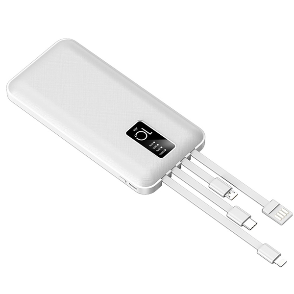 Built-In 4 Cables Portable Charger Power Bank - Built-In 4 Cables Portable Charger Power Bank - Image 2 of 2