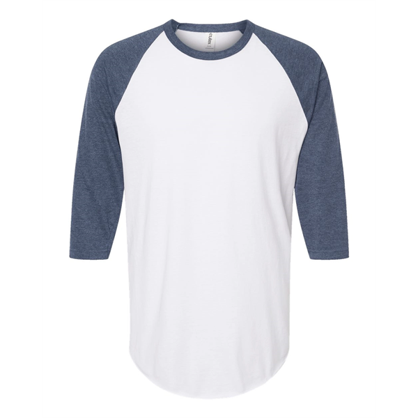 Tultex Fine Jersey Raglan T-Shirt - Tultex Fine Jersey Raglan T-Shirt - Image 72 of 73