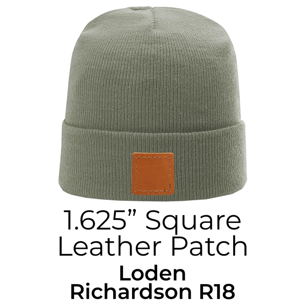 Genuine Leather Patch Beanie - Richardson R15 or R18 - Genuine Leather Patch Beanie - Richardson R15 or R18 - Image 9 of 21