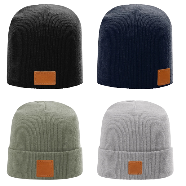 Genuine Leather Patch Beanie - Richardson R15 or R18 - Genuine Leather Patch Beanie - Richardson R15 or R18 - Image 3 of 21