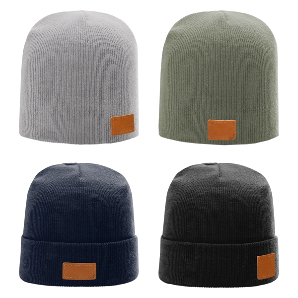 Genuine Leather Patch Beanie - Richardson R15 or R18 - Genuine Leather Patch Beanie - Richardson R15 or R18 - Image 2 of 21