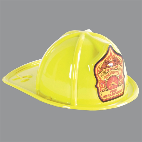 Yellow Plastic Jr Firefighter Fire Department Hat - Yellow Plastic Jr Firefighter Fire Department Hat - Image 0 of 0