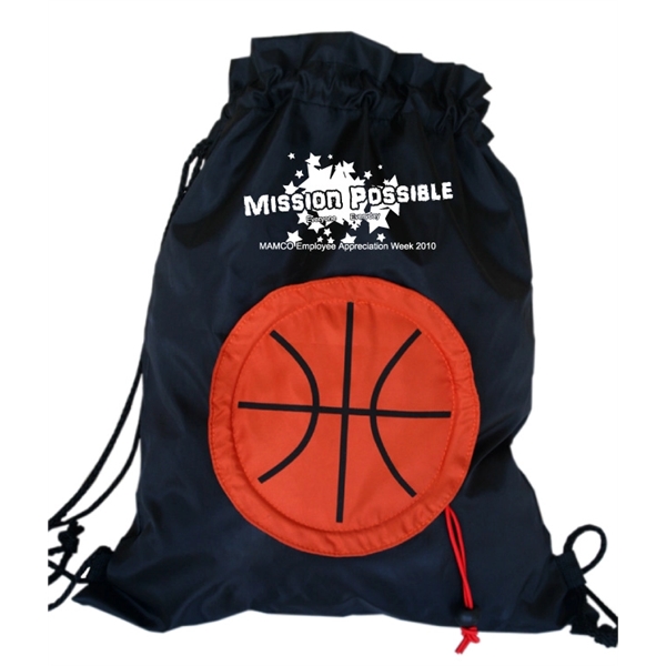 Morph SacBasketball/ Tote bag / drawstring pouch Plum Grove