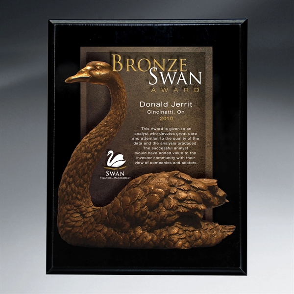 Small Digi-Color Plaque with Ebony Finish