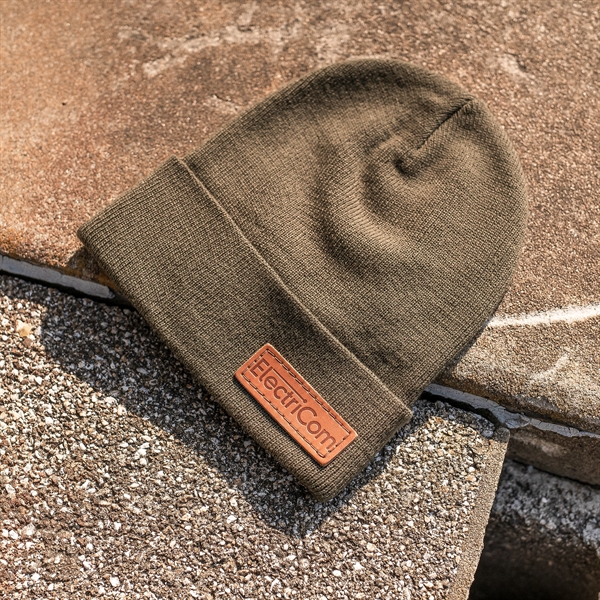 Genuine Leather Patch Beanie - Richardson R15 or R18 - Genuine Leather Patch Beanie - Richardson R15 or R18 - Image 14 of 21